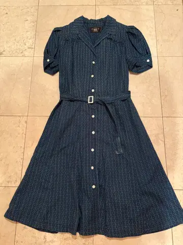RRL 인디고 셔츠 드레스 L사이즈