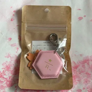 [미개봉 새상품] 스타벅스 가죽 키링 핑크 사쿠라 2025