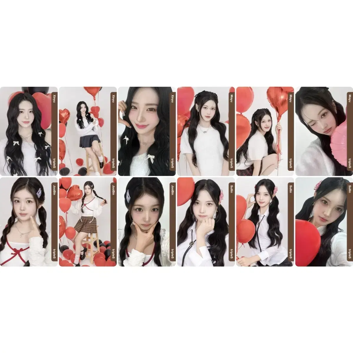 [저렴]트리플에스 신위 마유 주빈 설린 발렌타인 오브젝트 판매