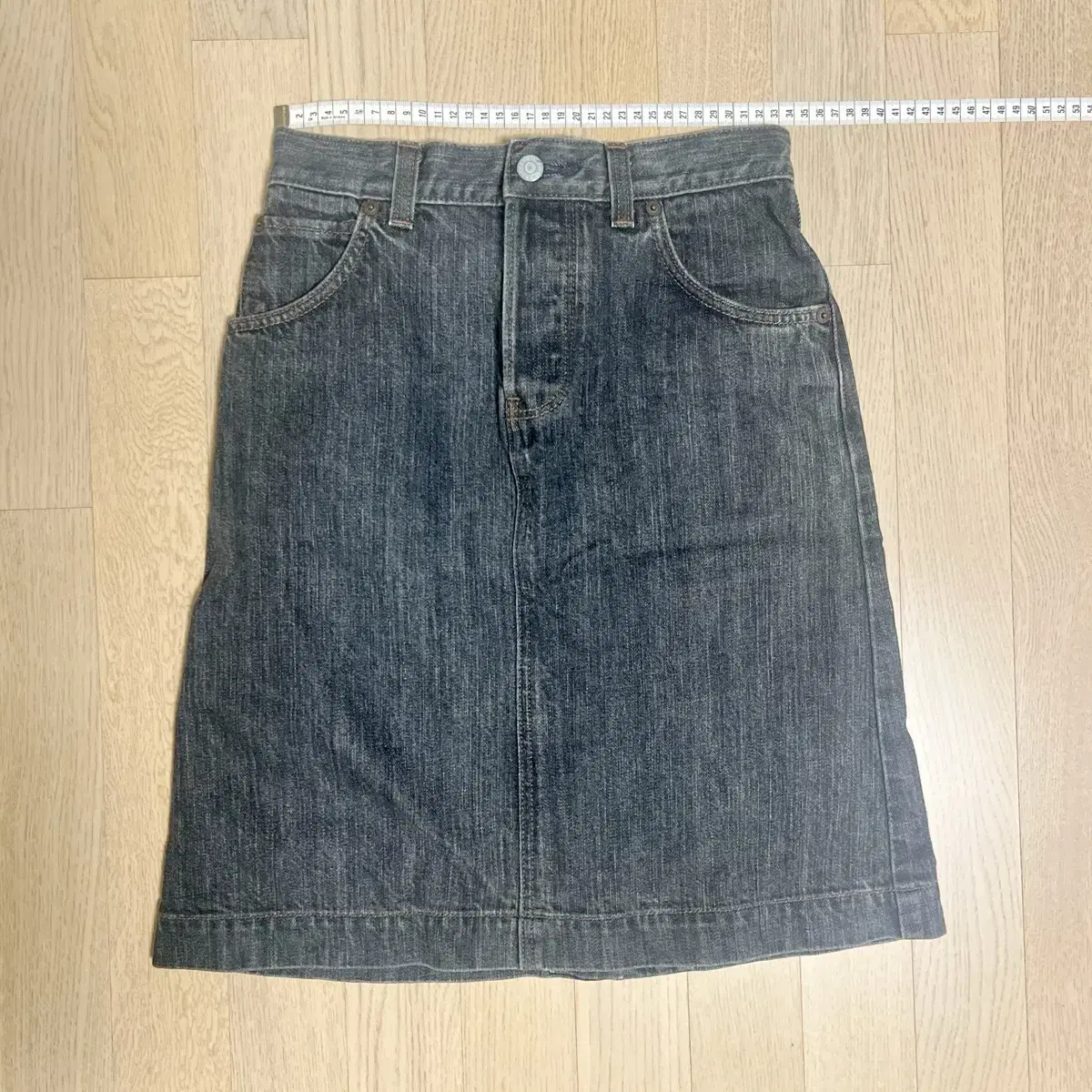 Margaret Howell x Edwin Blackjin skirt