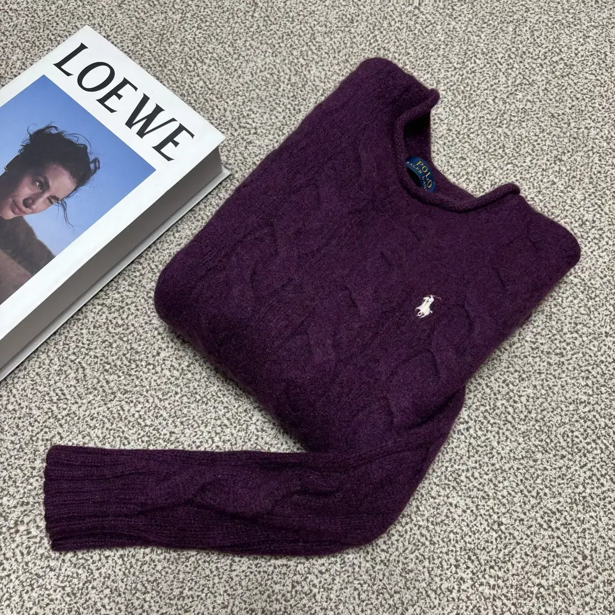 [캐시10택포] Woman's Polo 폴로 꽈배기 니트 Knit [A]