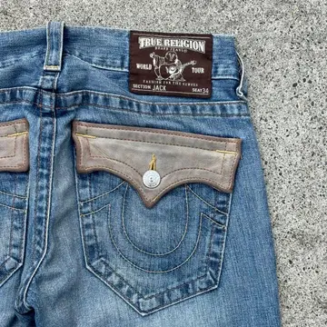 00s True Religion JACK 34 스트레이트 데님