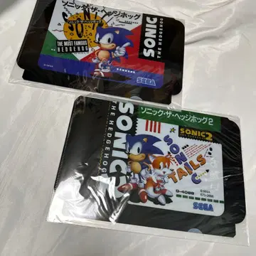 새상품, 단종, 소닉 더 헤지혹 세가 세가 클리어 파일 카트리지형