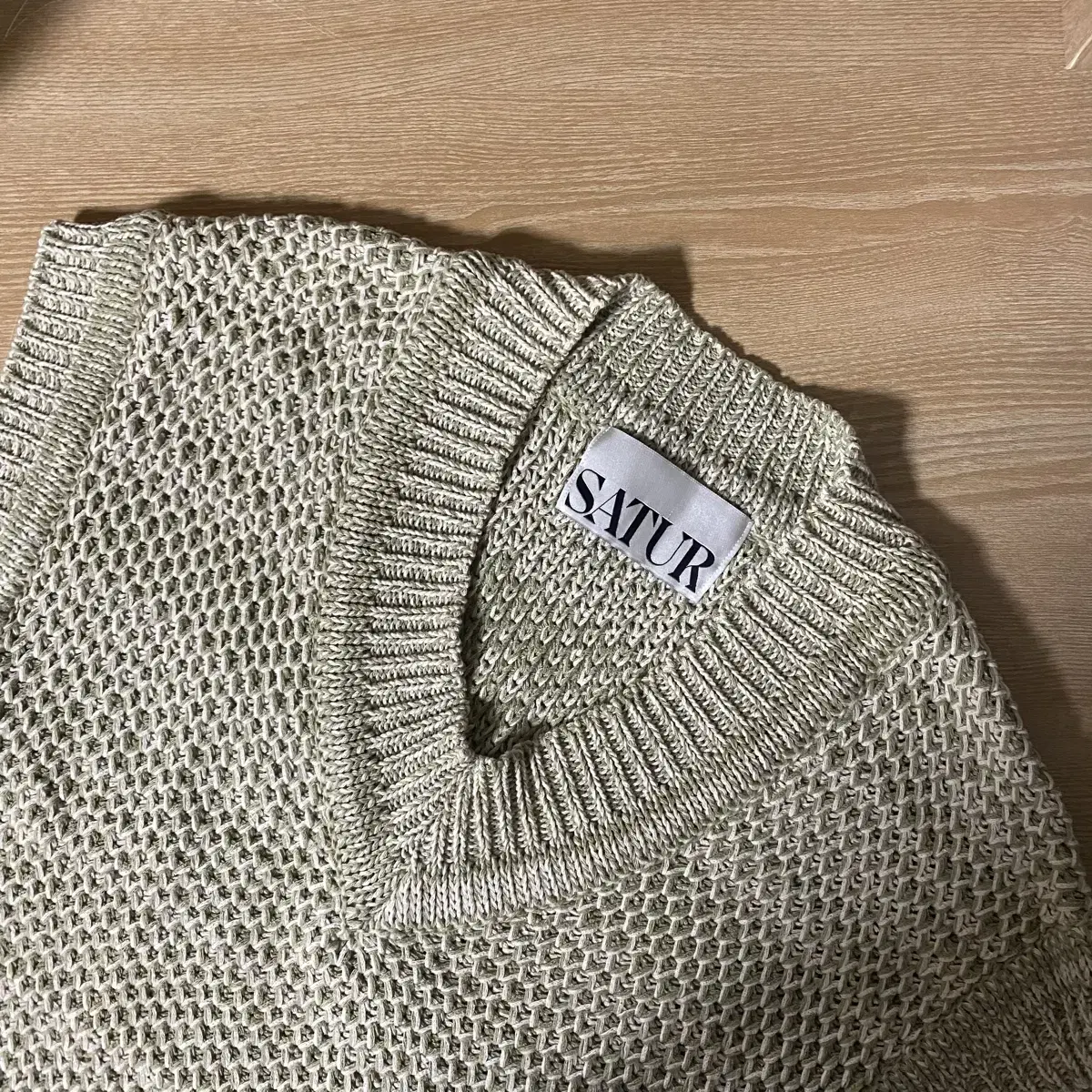 세터 니트베스트 세러데이 그린 M