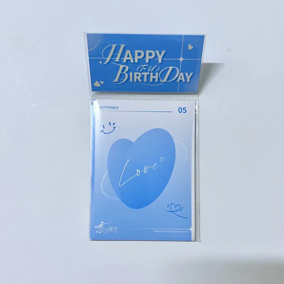 Love & Deep Space Love Deep Lee Seo-eun birthday Polaroid Set