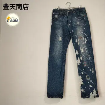토우텐 상점, 부덴 상점, 데님 팬츠, 데미지 가공, 키티, 페인트, M