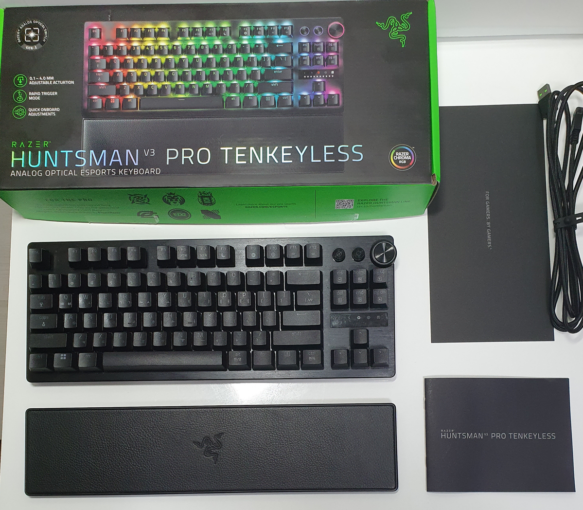 택포 17만원 레이저 헌츠맨 v3 pro tkl kr huntsman