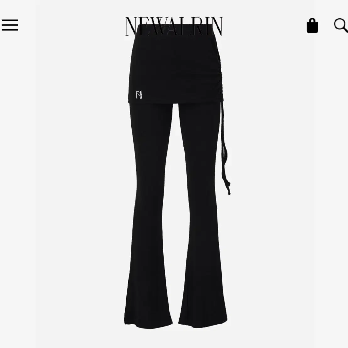 【NEWALRIN】 Newalrin emblem nylon wide Pants ♥2C Shop 뉴얼린팬츠 on Bunjang Global Site - No more Korean account!