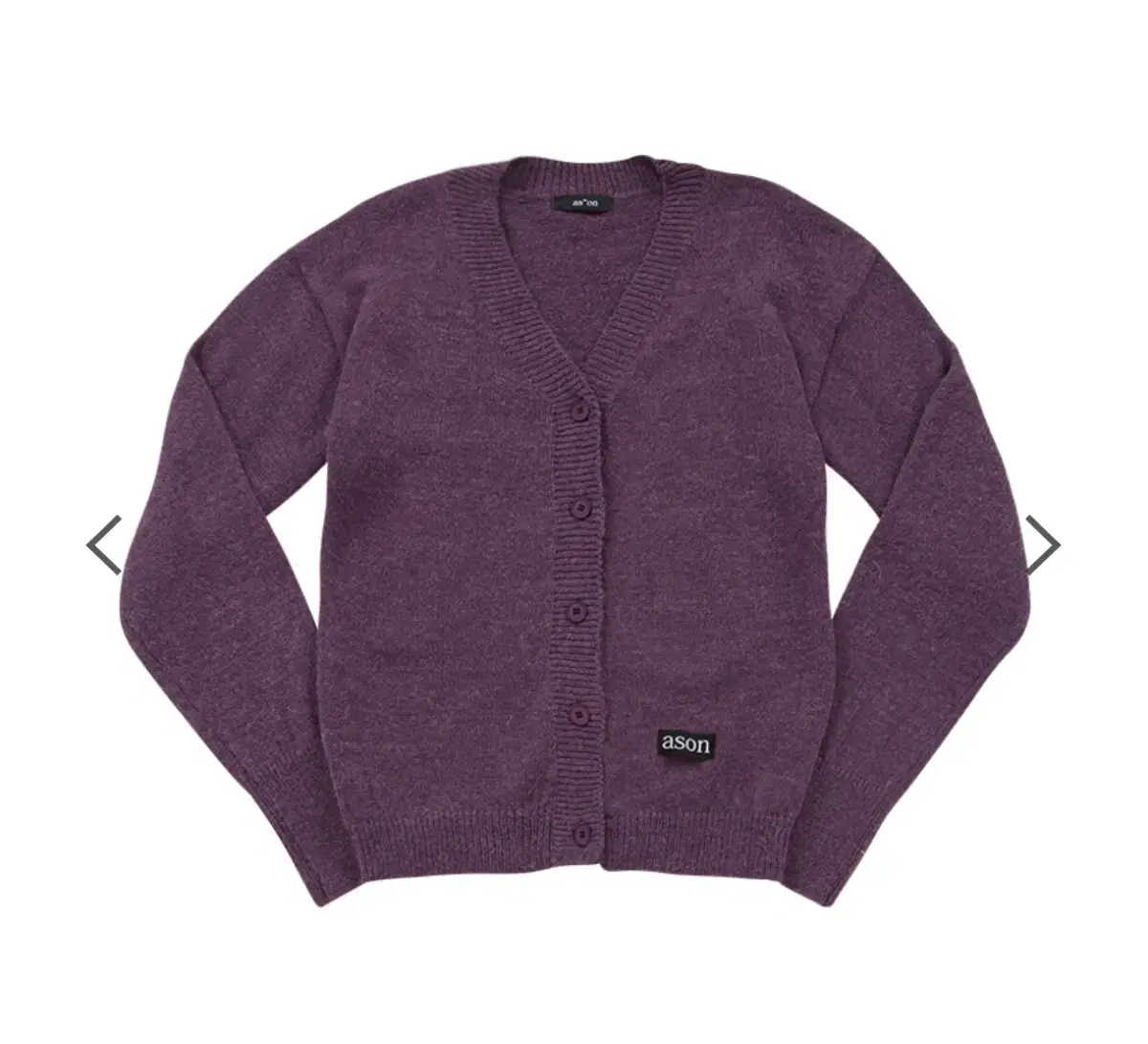 애즈온 HAPPER CARDIGAN / PURPLE