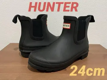 [새상품급] 헌터(HUNTER) 레인부츠 오리지널 첼시 24cm