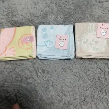 치이카와(먼작귀) 손수건 3장 세트