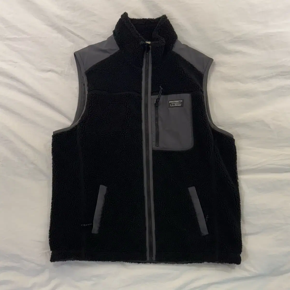 L.L.Bean 플리스 베스트 블랙 XL size