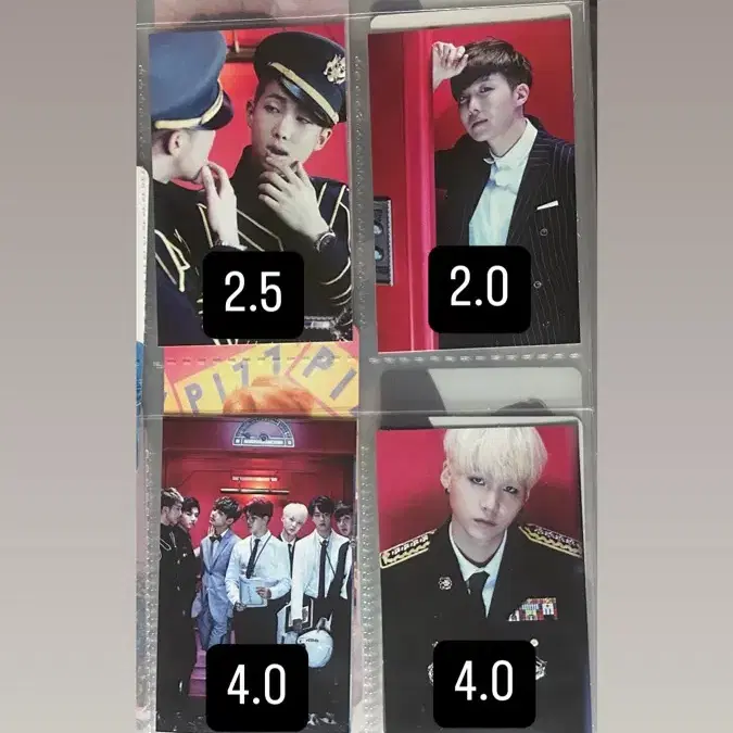 방탄소년단 초회 한정 쩔어 포카