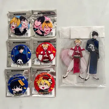 못난 남자 시이나 선배와 위험한 남자 사사키 군 아크릴 스탠드 캔뱃지