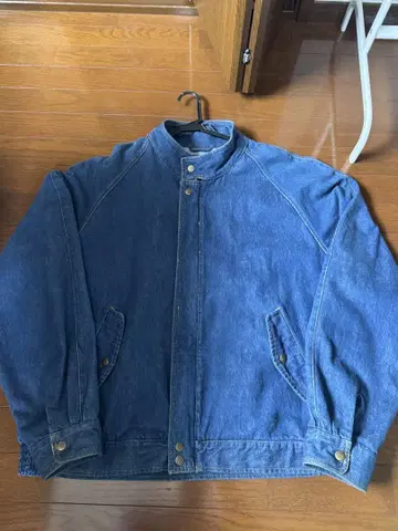 80년대 에디 바우어 데님 해링턴 자켓 블랙 택