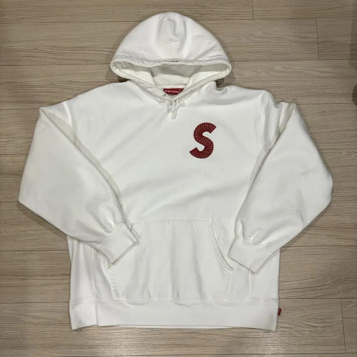 슈프림 20fw s logo 후드 XL