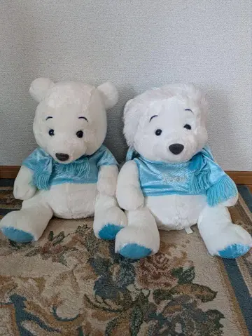 곰돌이 푸 봉제 인형 2개 세트 일본제