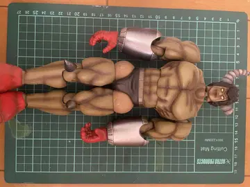 근육맨 버팔로맨 액션 피규어 뿔 포함 약 30cm
