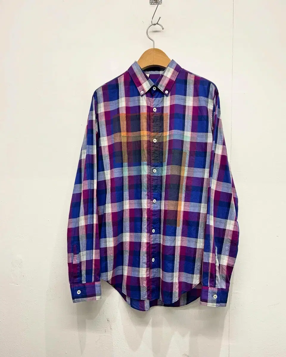 N.HOOLYWOOD 12SS 샘플체크셔츠
