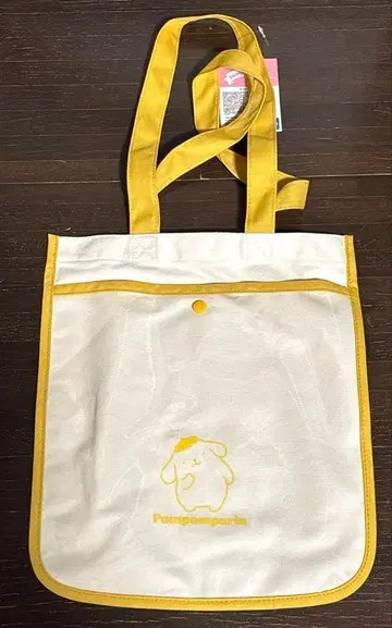 폼폼푸딩 토트백 덕질 부채 시마무라 노랑 산리오