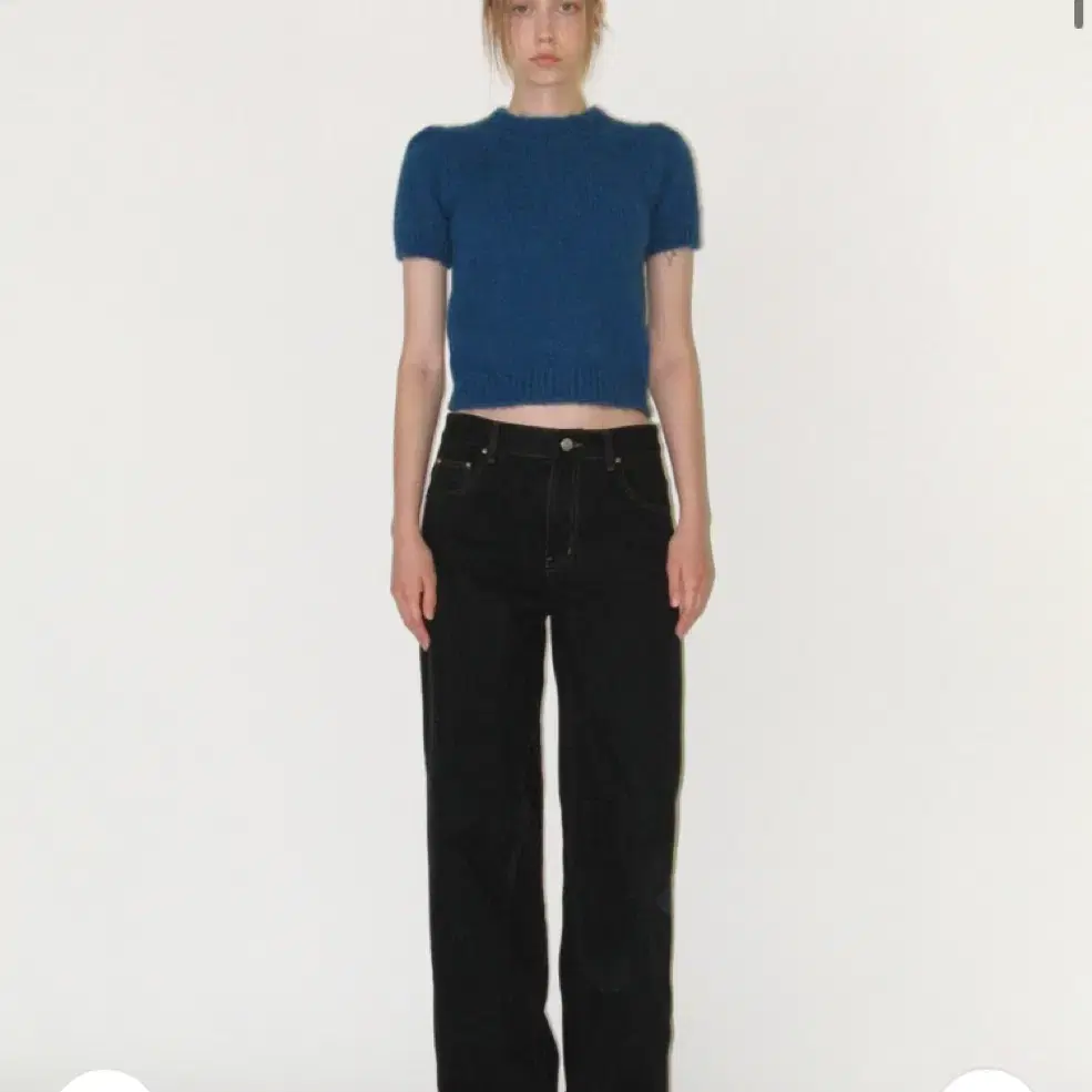 썬번프로젝트 Half Wool Knit (BLUE)