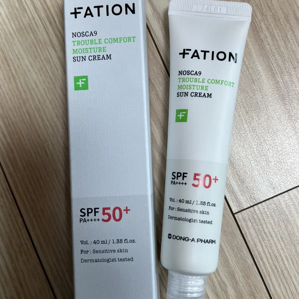 파티온 노스카나인 트러블 컴포트 수분 선크림