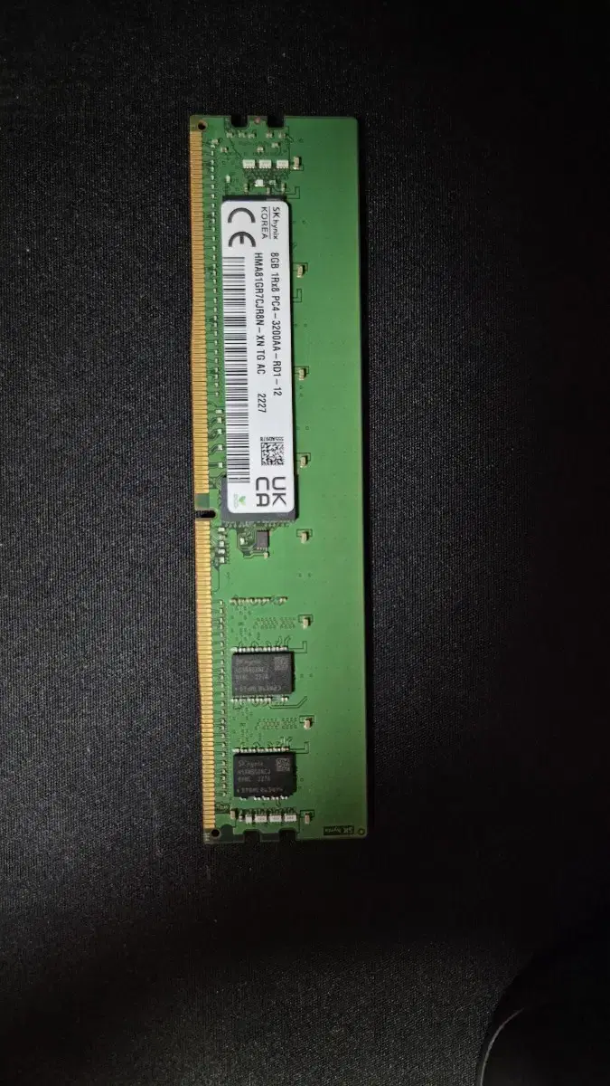 하이닉스 DDR4 ECC/REG 3200MHz 8GB 판매합니다