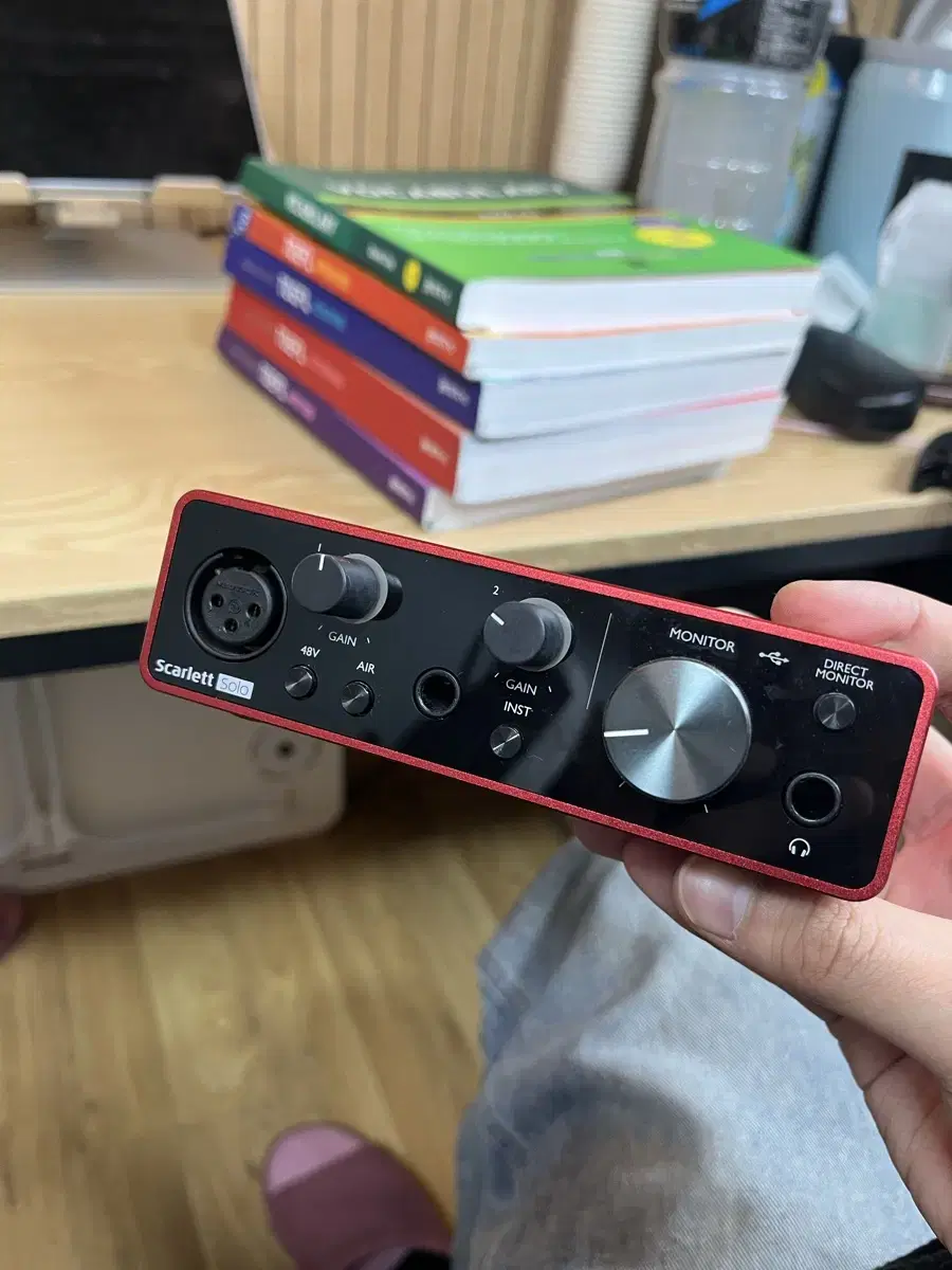 focusrite scarlett solo스칼렛 솔로 3세대 풀패키지