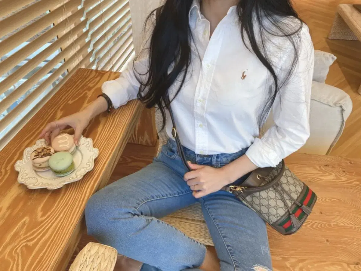 (무배)폴로 랄프로렌 여성 보이즈 옥스포드 셔츠