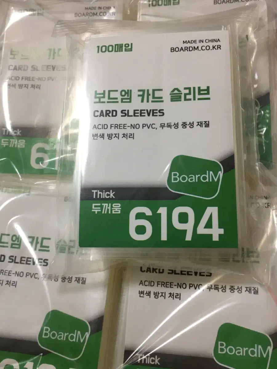 보드엠 카드 슬리브 6194 두꺼움 포카 아이엠스타 카드 아이카츠 하드