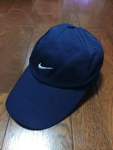 나이키 캡 네이비 화이트 여성용