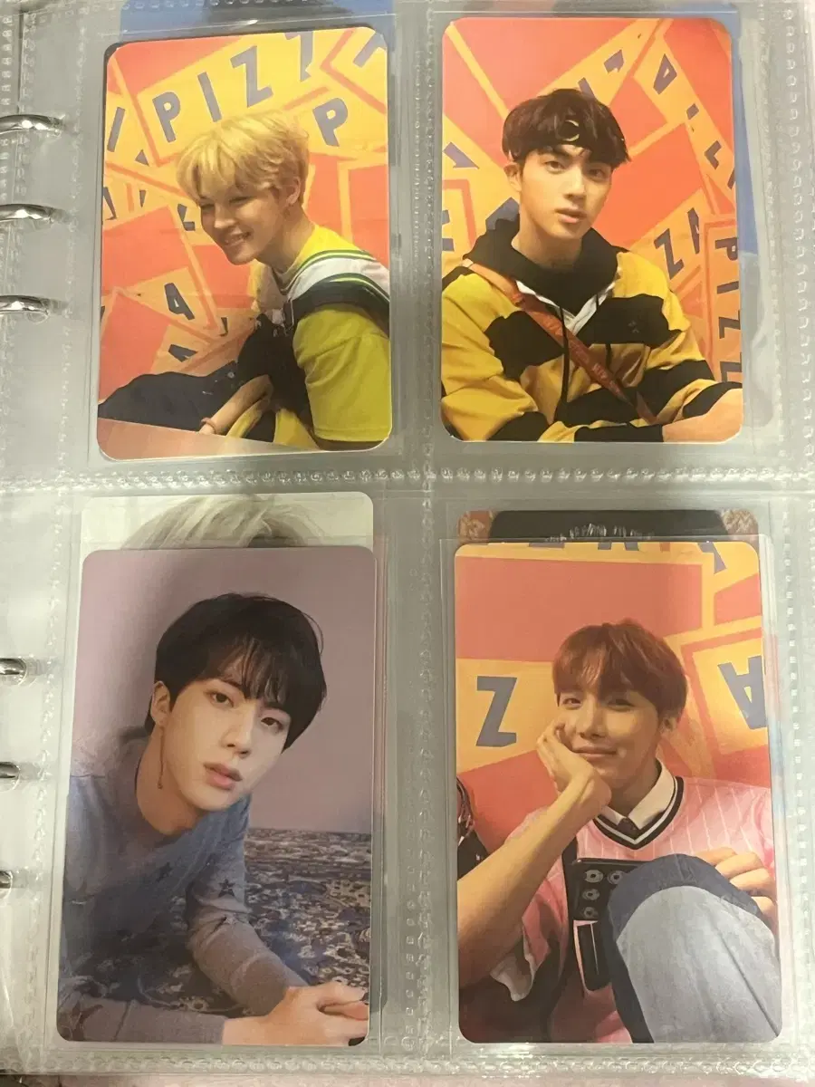 방탄포카 4장 일괄 !!에눌완전가능!! 럽셀 티어 승허 지민 호석 석진