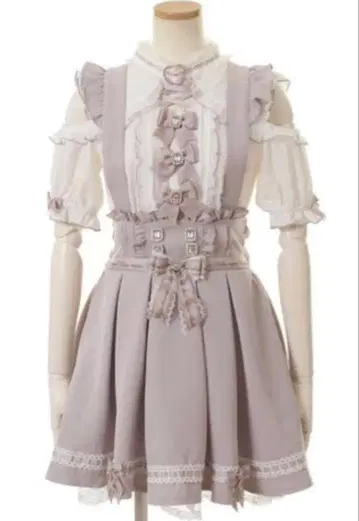 리즈리사 LIZLISA 서스펜더 스커트 서스펜더 부착 스커트바지