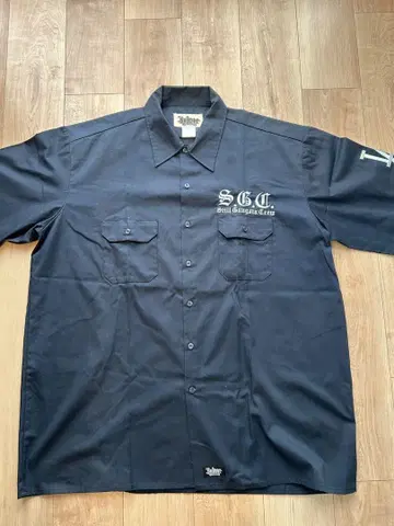 S.G.C. Still Gangsta Crew 워크 셔츠 네이비