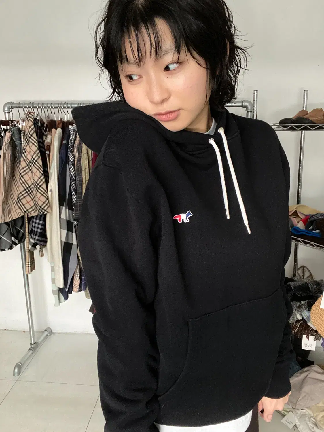 메종키츠네 후드 티셔츠 (Man M) 12730