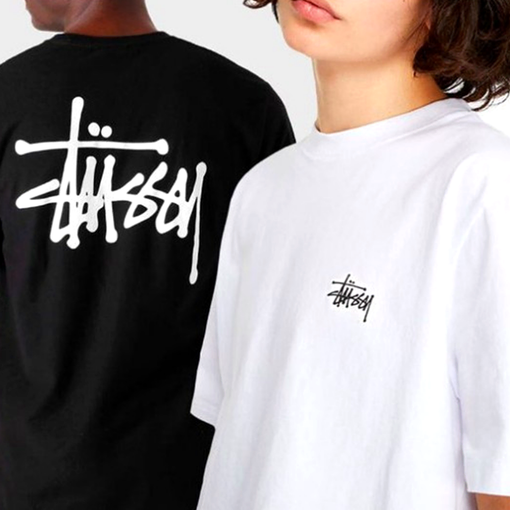 스투시 남녀공용 커플티 베이직 반팔 stussy 새상품 국내배송