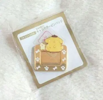 산리오 레트로 폼폼푸딩 사진 씰 대응 핀 배지 A