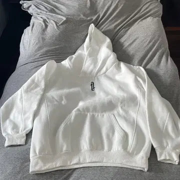속기모 화이트 후드 부착 후드티 2XL 흰색 후드티 샤크 후드티
