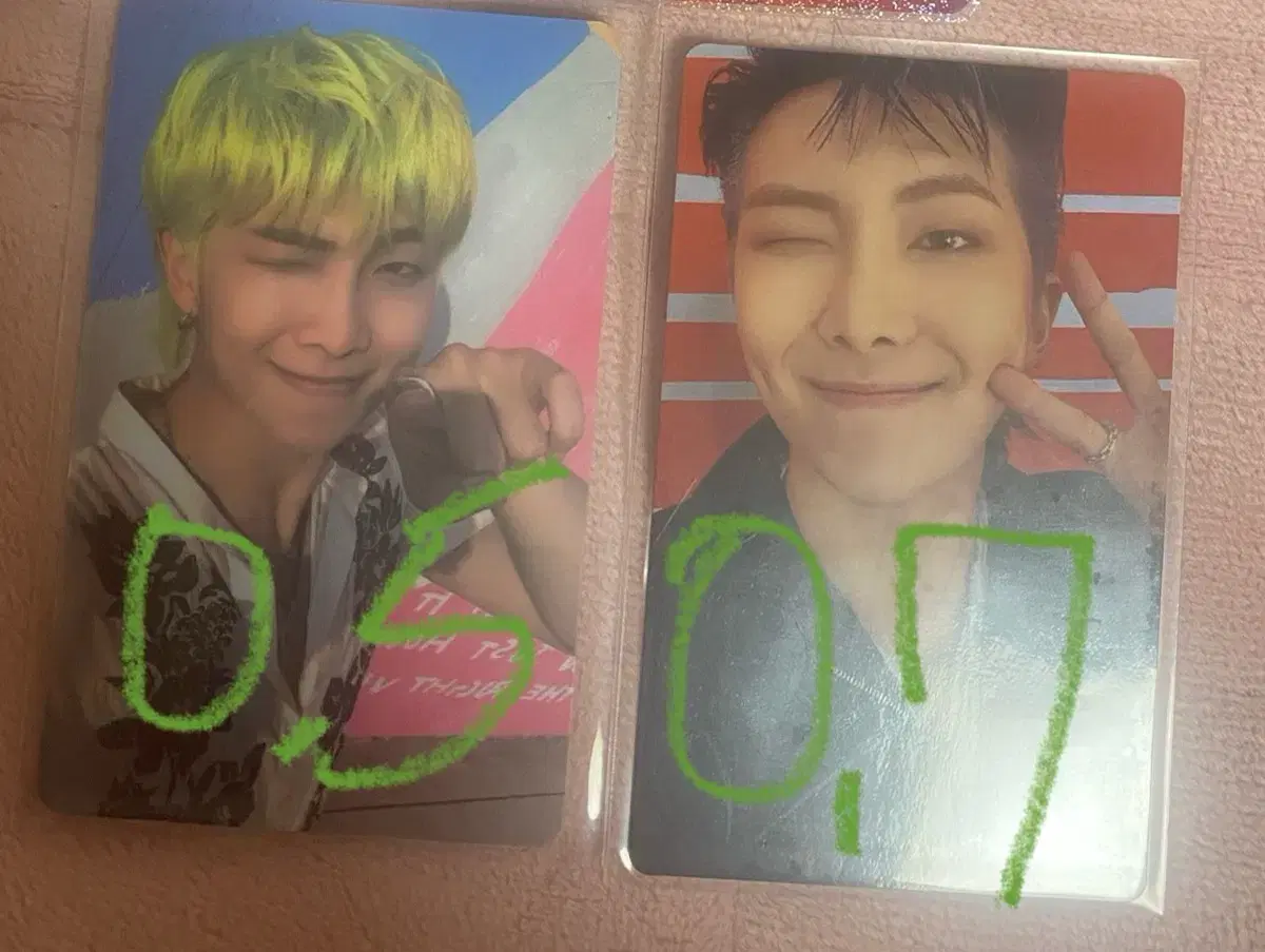 방탄소년단 방탄 남준 포카 일괄굿즈 석진윤기호석지민태형정국