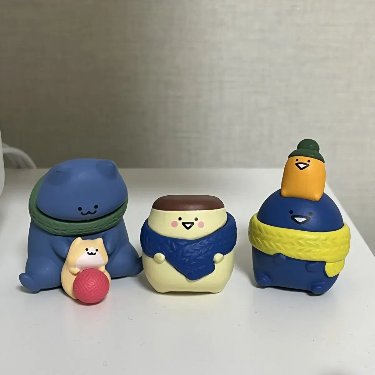 오문구와 함께 마스코트 피규어 가챠 3종 세트 일괄
