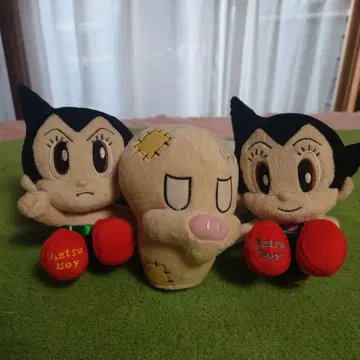 철완 아톰 '아스트로 보이' 봉제 인형 3개 세트 미사용