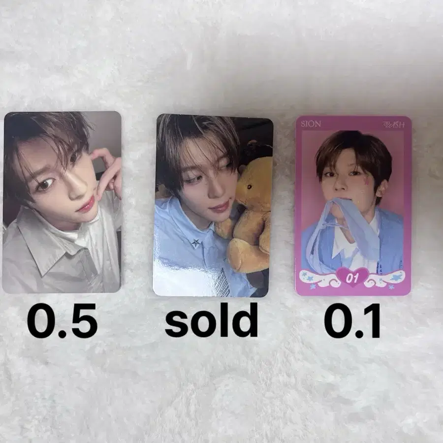 엔시티 위시 스테디 팝업 트레카 포카
