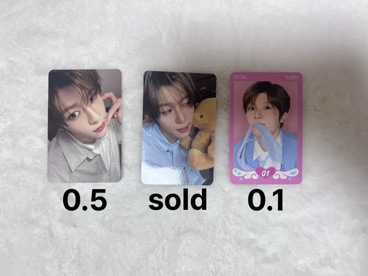 엔시티 위시 스테디 팝업 트레카 포카