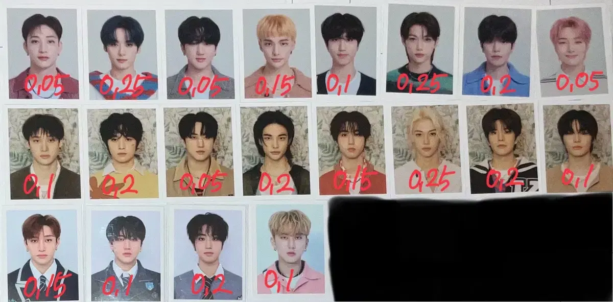 스트레이키즈 증사 양도 방찬 리노 창빈 현진 한 필릭스 승민 아이엔 포카