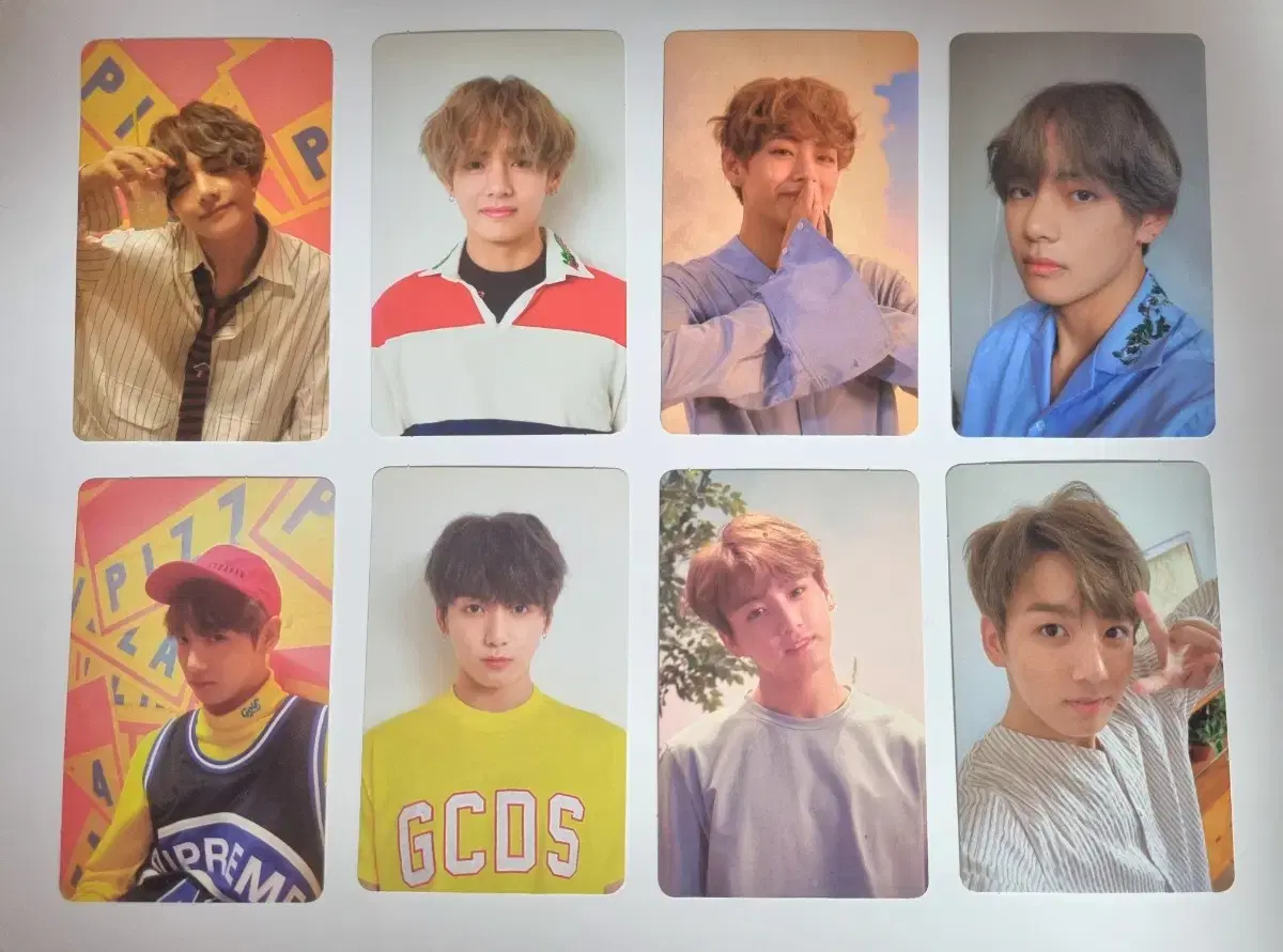 방탄소년단 앨범 포토카드 정국 뷔 8개 일괄