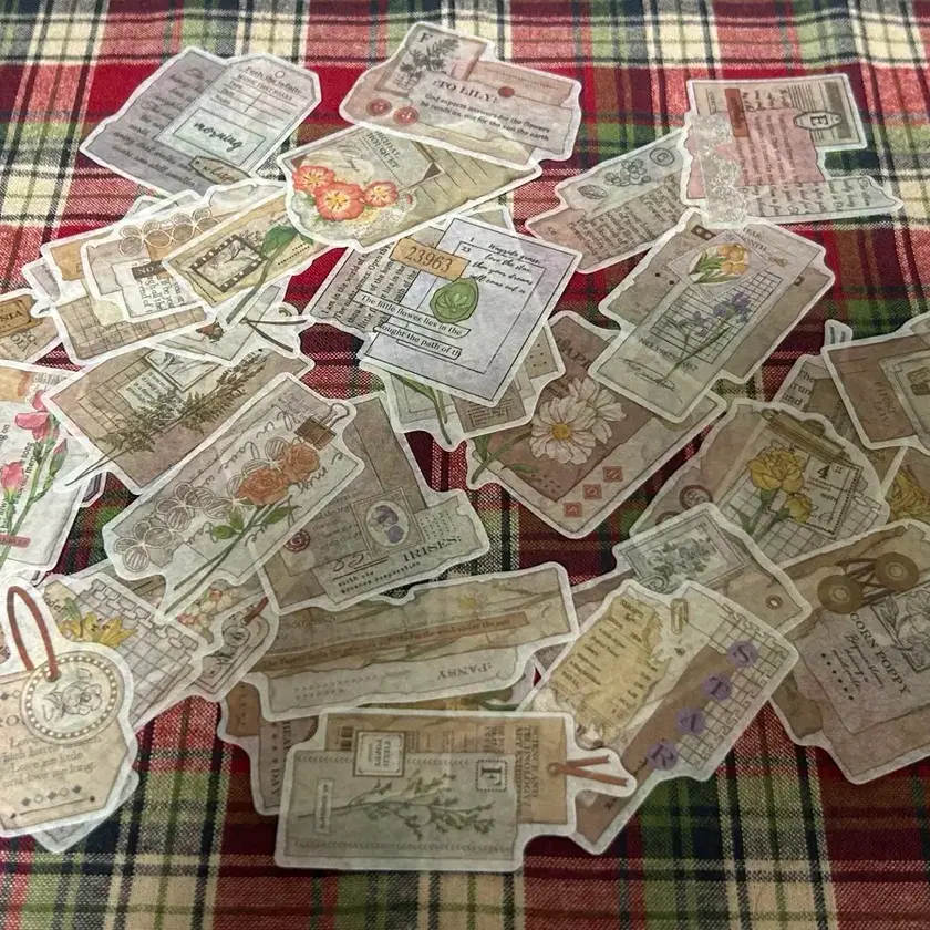 S13. Vintage DAKU bulk disposal (Japanese paper stickers) on Bunjang ...