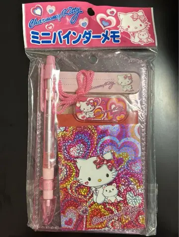 초레어 챠미 키티 미니 바인더 메모