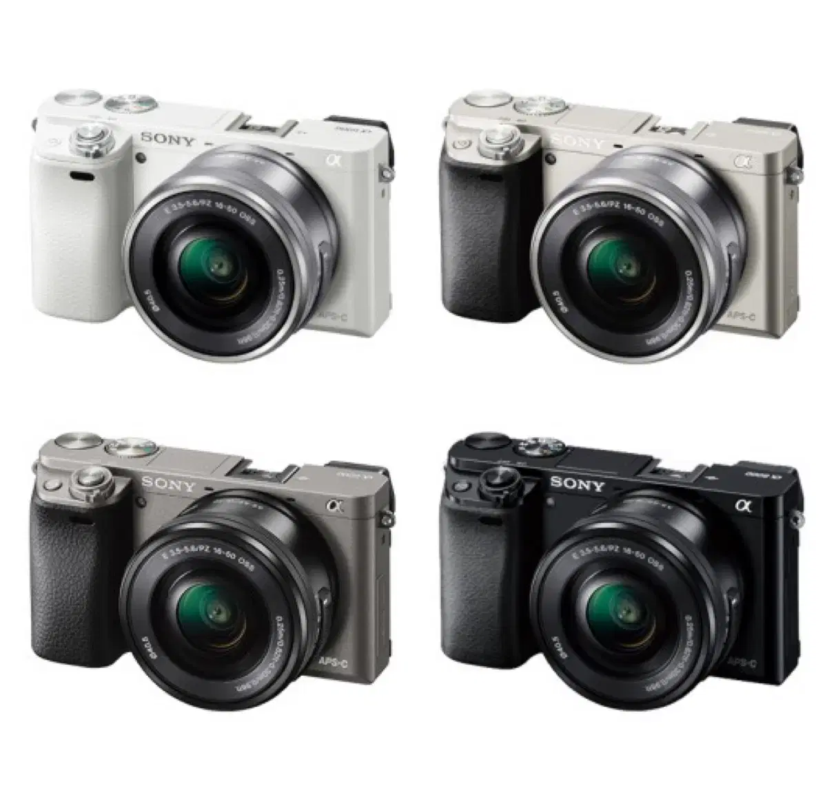 소니 미러리스 카메라 A6000(화이트)