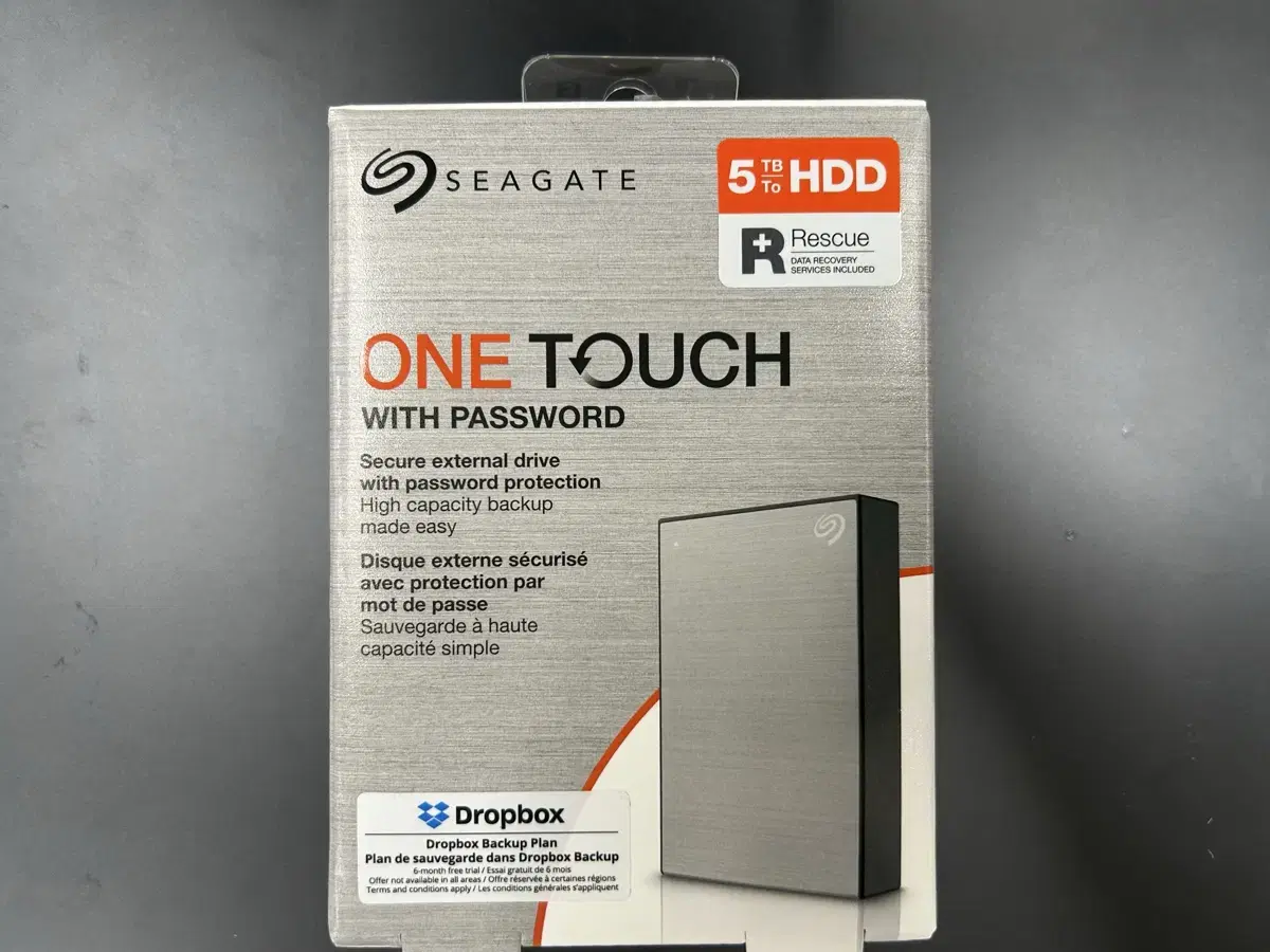 씨게이트 외장하드 (HDD) 5TB (미사용)