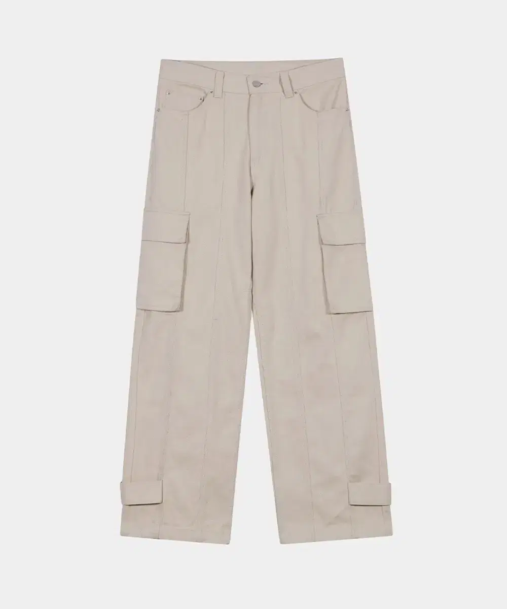 Maison Mynard HEM BUTTON UTILITY CARGO PANTS